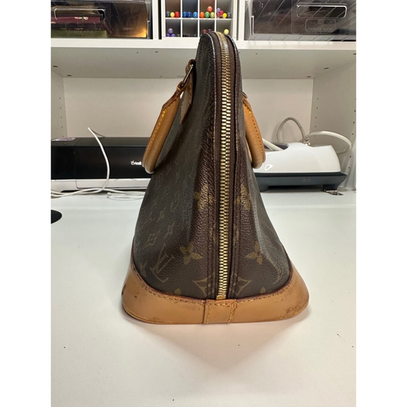 Women's Louis Vuitton Alma Handbag, 25, Brown - Picture 6 of 14